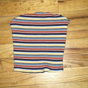 Striped tube top